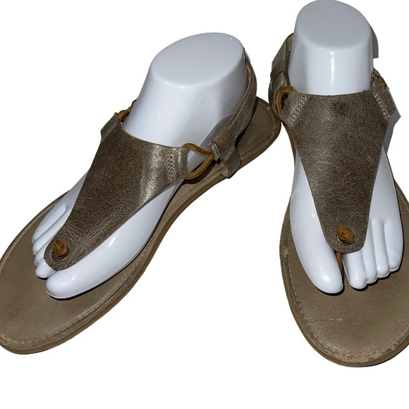 Sperry Top Sider Women's Sandals Size 10M Brown Leather Slip On Elastic Back - Picture 4 of 11